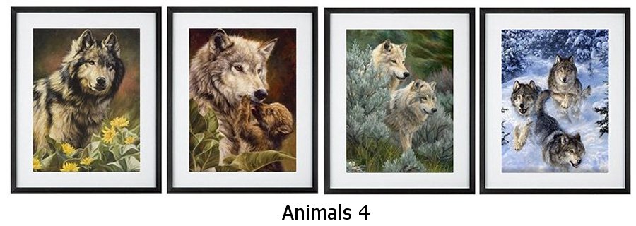 Animals 4 Framed Prints